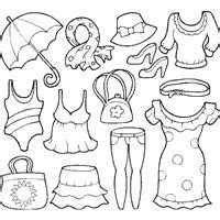 clothes page    coloring pages surfnetkids coloring books