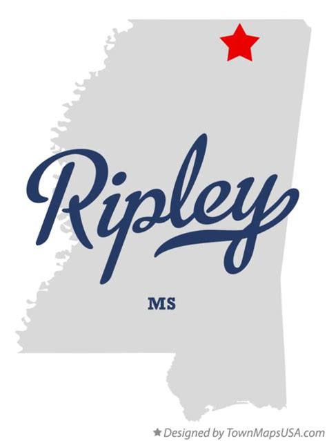 map  ripley ms mississippi