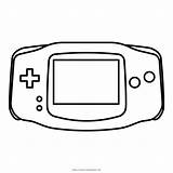 Gameboy Avance Ultracoloringpages Electronic Vectorified sketch template
