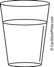 glass water vector clipart royalty   glass water clip art