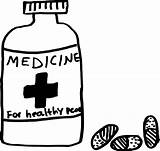Medication Obat Pills Botol Pill Pil Menggambar Clipground Onlinelabels Webstockreview Kindpng sketch template
