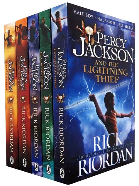 percy jackson complete series  books  rick riordan bookstechin
