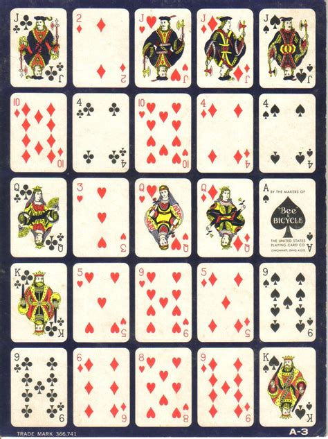 tarjetas de juego de pokeno imprimibles printable playing cards