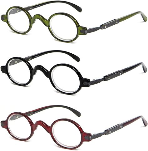 Buy Calabria R314 Vintage Professor Oval Reading Glasses Incredibly