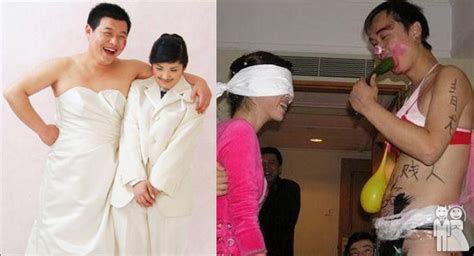Crazy Asian Customs Wedding Unveils Funny Wedding Photos