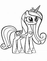Colorat Planse Ponei Pony Micii Cadence Plansa Desene Shining Sfatulmamicilor Micul Armor Princesa sketch template
