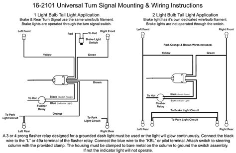 universal turn signal switch column mounted