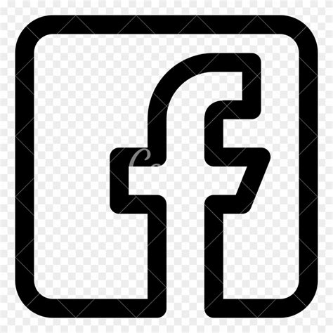 facebook logo icons  canva facebook white logo vector clipart