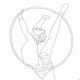 Gymnastics Gabby Olympic sketch template