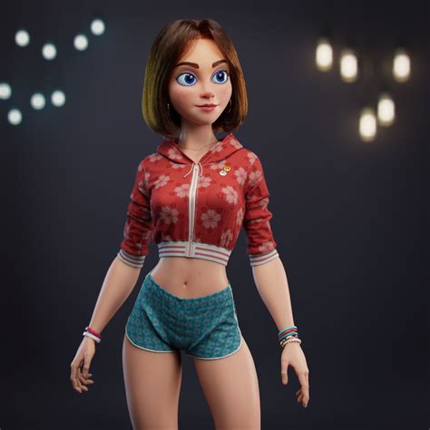 model character female character design character modeling