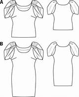 Croquis Burdastyle Fashion Patterns Tops sketch template
