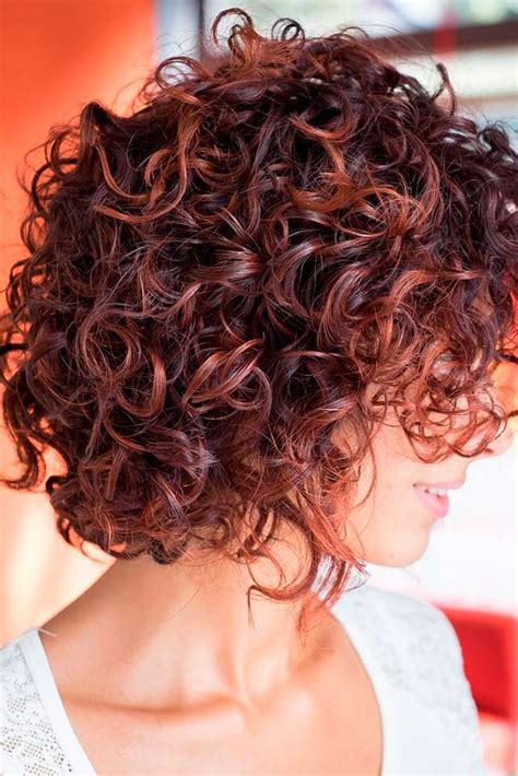 curly hair red highlights 20 sexy dark red hair ideas for 2021 the