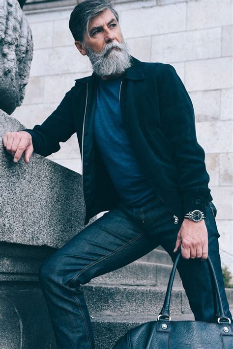 60 year old man becomes a fashion model after growing a