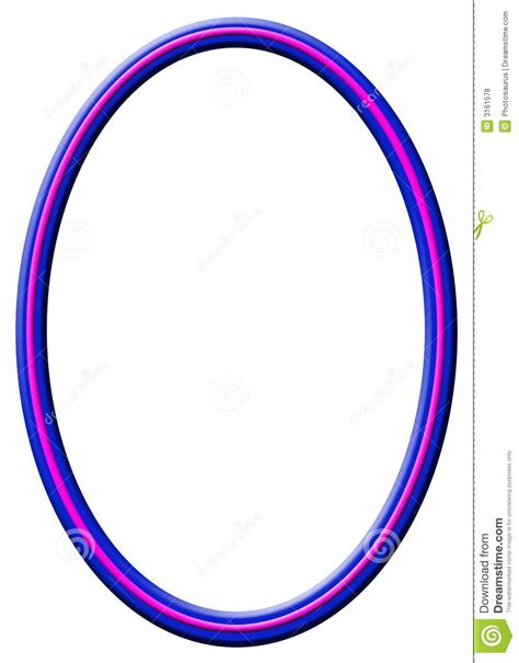 blauw roze ovaal frame stock illustratie illustration  verloop