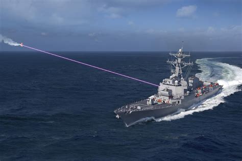 navy shoots  drone   electric laser    time