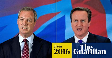 david cameron to avoid facing johnson or gove in brexit debates