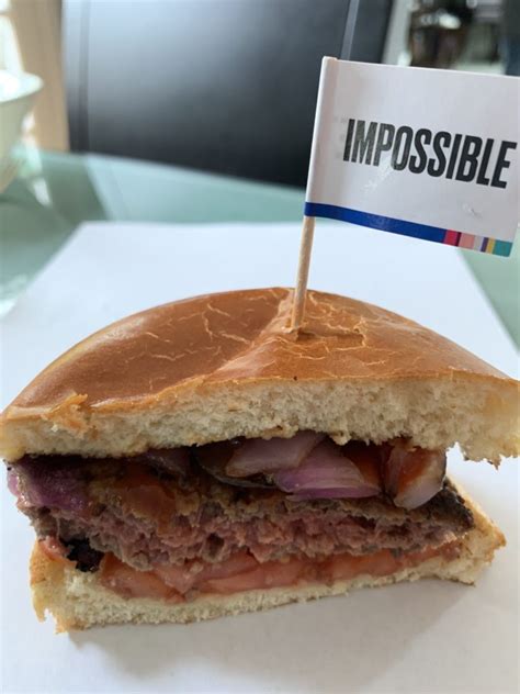 my taste test of the impossible burger vege burger 2 0