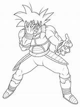 Bardock Breaker Dragon Lineart Chronofz Goku Dbz Pocoyo Otoño Dragonball sketch template