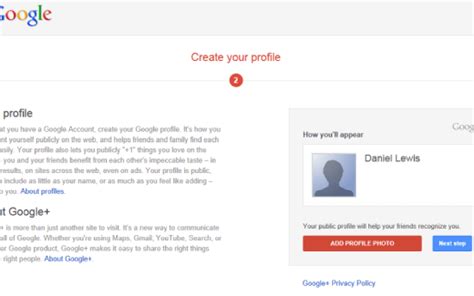 googles  account sign  requires gmail   profile automatically joins users  google