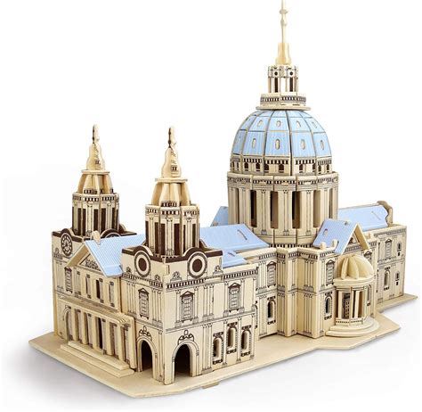 quay st pauls cathedral woodcraft construction kit fsc amazoncouk toys games