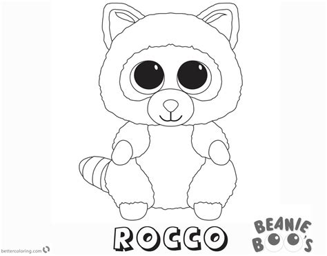 beanie pages owl coloring pages