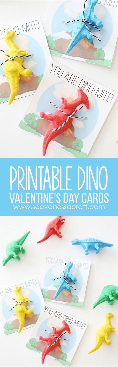 printable dinosaur valentines day cards  kids valentines day