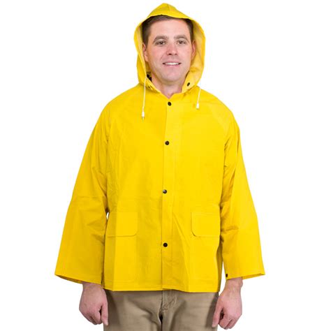 yellow  piece rain jacket xl
