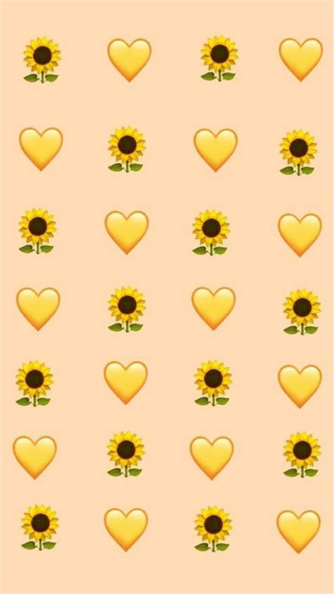 yellow heart emoji wallpaper browse thousands   custom discord   upload  pale