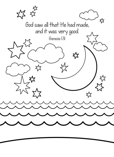 creation bible coloring pages clip art library
