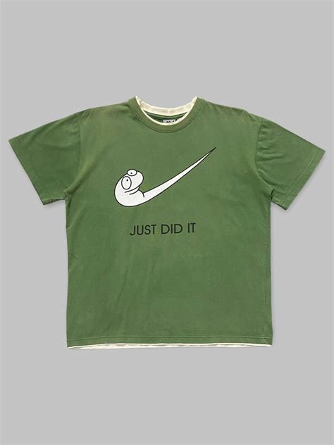 Vintage Vintage Nike Parody Just Did It Sperm Sun Faded Tshirt Grailed