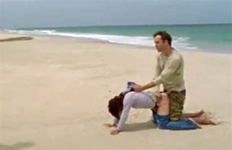 brunette forced sex scene at the beach in lost things movie scandal planet