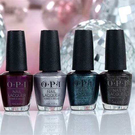 opi shine bright holiday collection  cute manicure