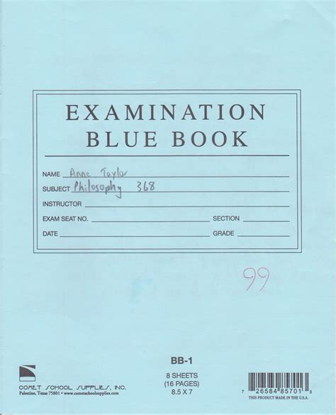 blue book retrospect