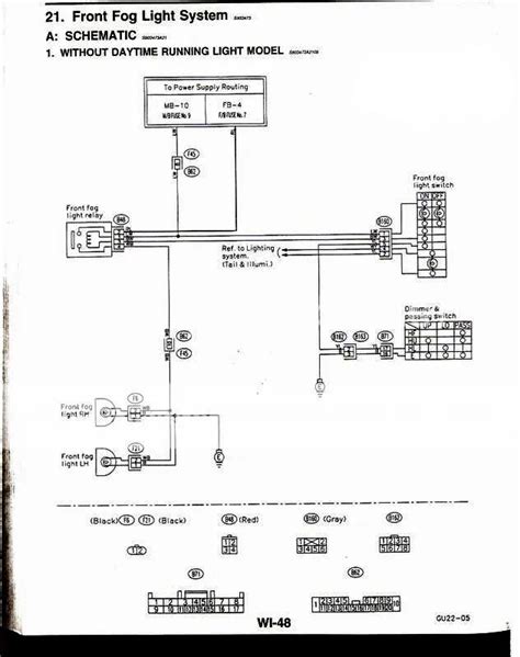 wiring diagram relay fog lights