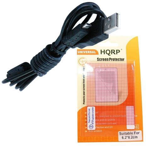 hqrp usb cable cord compatible  fujifilm finepix