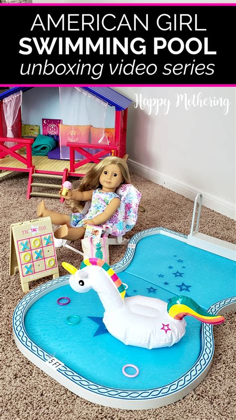 American Girl Swimming Pool Unboxing And Review Happy