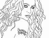 Shakira Coloring Laundry Service Pages Coloringcrew sketch template