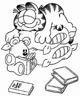 Coloring Garfield Pages Printable Popular sketch template