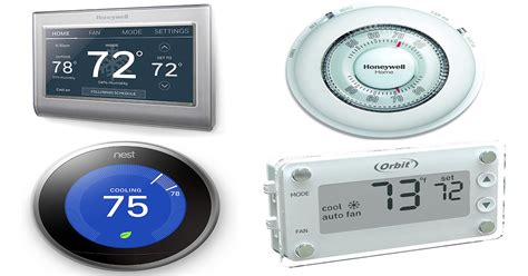 types  easy  read thermostats    install  aipcontractorcom