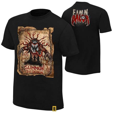 wwe finn balor summon  demon authentic  shirt official store