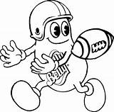 Football Coloring Pages Jelly Belly Mr Posted sketch template