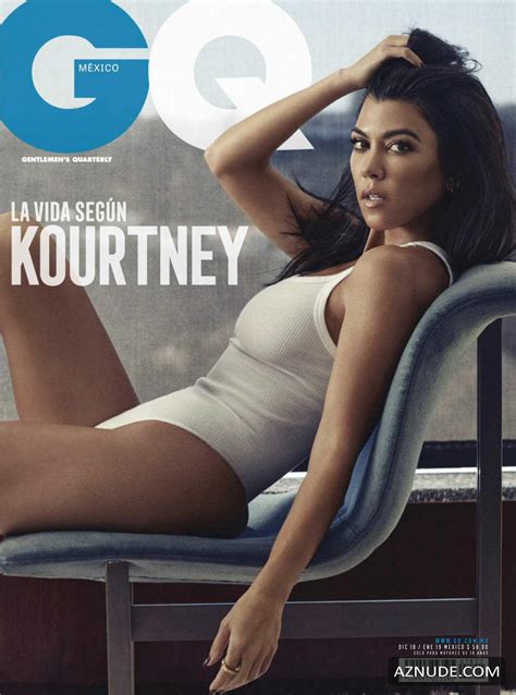 kourtney kardashian nude and sexy in the december issue of the gq