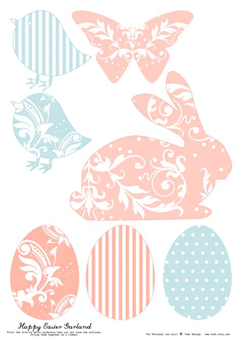 todi  printables  easter decoration