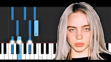 billie eilish ilomilo piano tutorial chords chordify