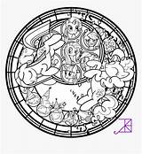 Stained Glass Line Akili Coloring Pinkie Pinkamena Pages Pony Little Dazzlings Mlp Clipart Pngitem Pinclipart sketch template