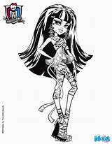 Monster High Coloring Cleo Pages Nile Kids Hellokids Drawing Print Color Getcolorings Downloadable Funny Paintingvalley sketch template