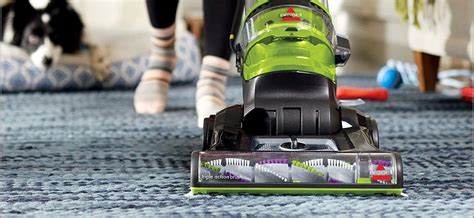 bissell cleanview rewind pet deluxe upright vacuum  review