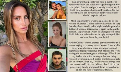 Ferne Mccann Apologises To Acid Attack Victim Sophie Hall For Calling