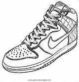 Nike Turnschuhe Disegno Malvorlage Ausmalen Misti Kategorien sketch template