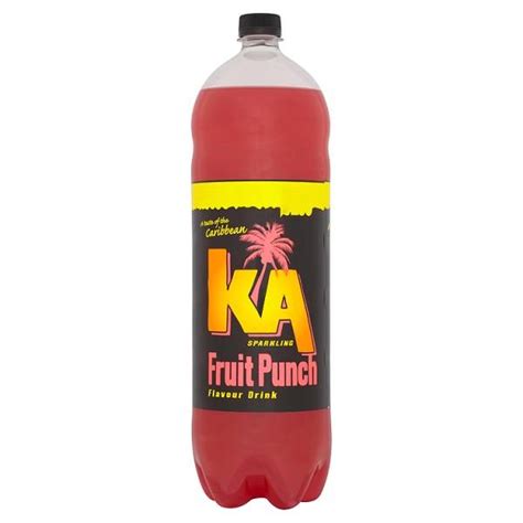 ka sparkling fruit punch flavour drink    litre ebay